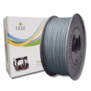 Filamento PLA Cinza Fil3D - 1kg