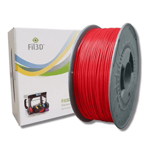 Filamento PLA Vermelho Fil3D 1kg