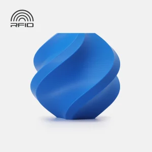 Rolo de filamento PLA Basic Cobalt Blue Bambu Lab 1kg com bobina reutilizável, compatível com sistemas AMS