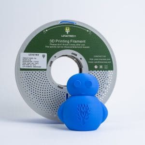 PLA Blue Lotactree 1kg - Azul, filamento PLA 1,75 mm para impressão 3D com cor azul versátil e impressão fácil