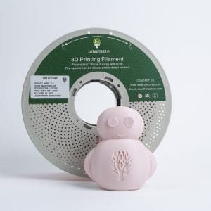 PLA Marshmallow Lotactree 1kg - Rosa – filamento PLA 1.75mm para impressão 3D com tom rosa pastel suave e excelente acabamento.