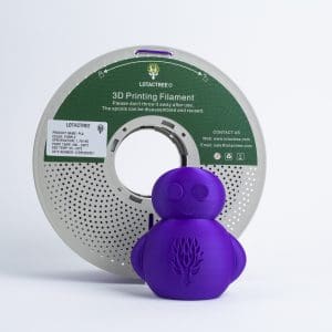 PLA Purple Lotactree 1kg - Roxo, filamento PLA 1,75 mm para impressão 3D com cor roxa vibrante e impressão fácil