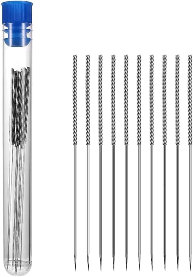 Kit de Limpeza para Nozzle para Impressora 3D com agulhas de limpeza e ferramentas de manutenção para desentupir o bico